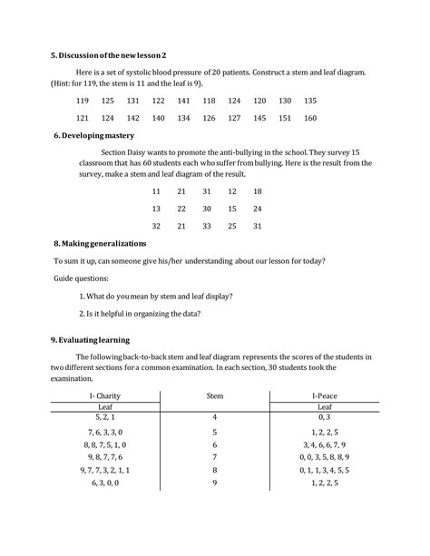 Steam And Leaf Diagram Pdf