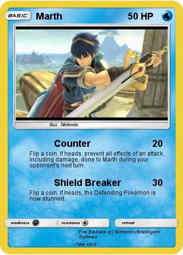 Pokémon Marth 137 137 Counter My Pokemon Card