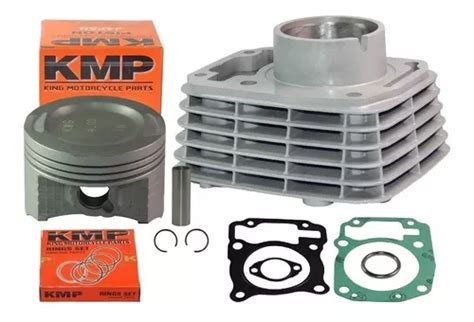 Kit Cilindro Pistao Motor Cg Fan Original Kmp