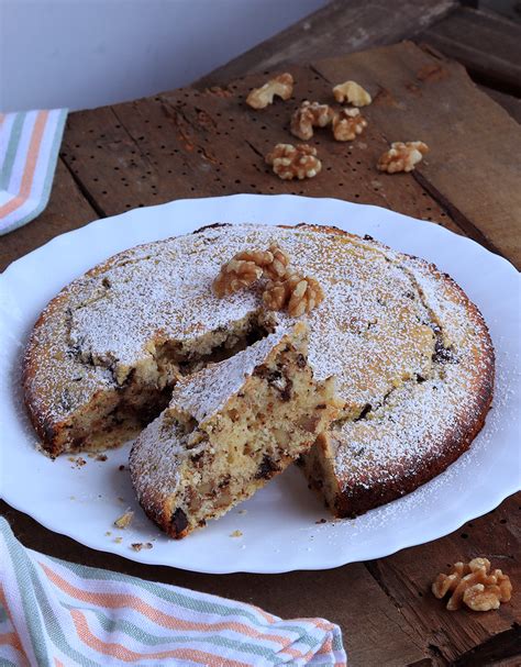 TORTA NOCI E RICOTTA Ricetta Torta Morbida Ricotta Noci E Cioccolato