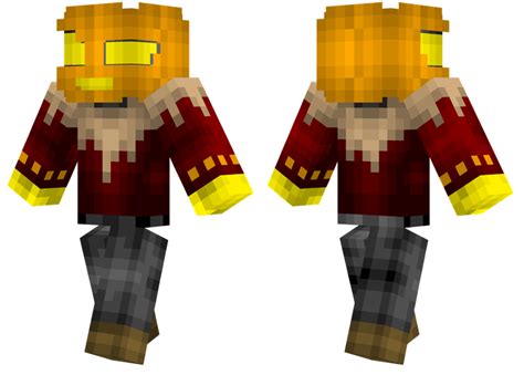 Pumpkin Head Minecraft Skins