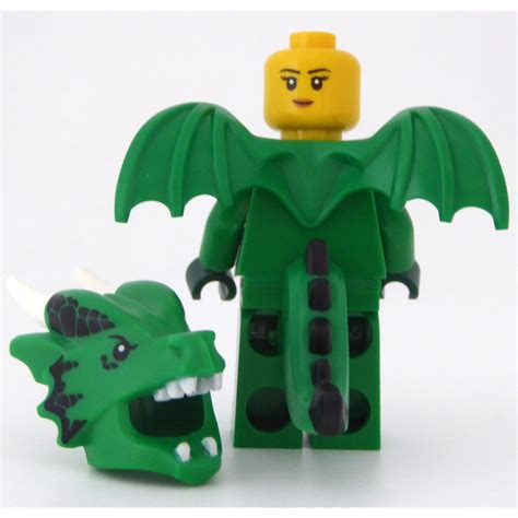 Lego Green Dragon Costume Girl Minifigure Brick Owl Lego Marketplace