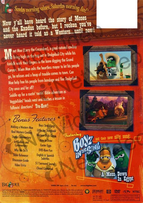 VeggieTales - Moe and The Big Exit on DVD Movie