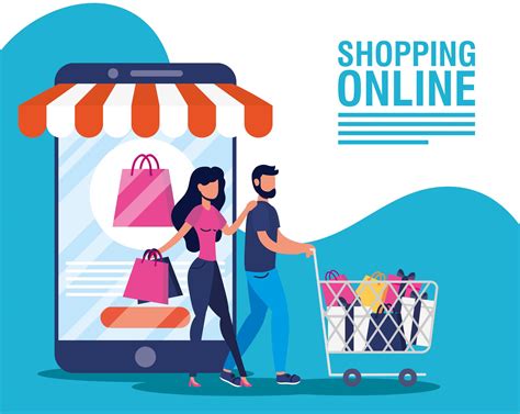 Online Shopping And E Commerce Banner Vector Art At Vecteezy