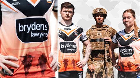 Wests Tigers Under Fire Over Embarrassing Detail On Anzac Day Jerseys