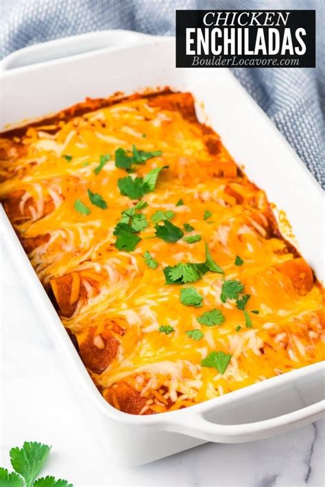 Chicken Enchilada Recipe With Tangy Red Sauce Easy And Flavorful