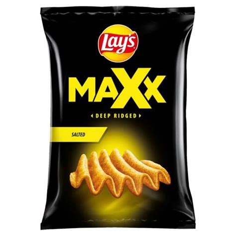 Lay s Maxx Smažené bramborové lupínky solené 65g Tesco Potraviny