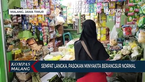 Sempat Langka Pasokan Minyakita Di Pasaran Berangsur Normal Video