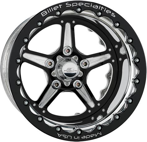 Billet Specialties Brdb35106565n Billet Specialties Street Lite Black Double Beadlock Wheels