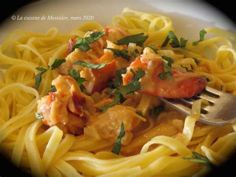 Recettes De Homard Et Tagliatelles