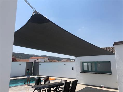 Maanta Toldo Vela Calidad Premium Rectangular X M Hdpe G Color