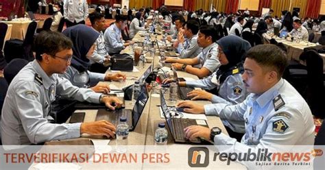 Puluhan Pegawai Kanwil Kemenkumham Sulsel Ikut Pertemuan Laporan