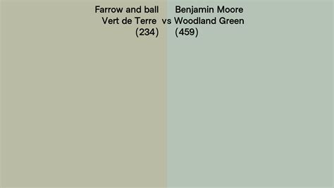 Farrow And Ball Vert De Terre Vs Benjamin Moore Woodland Green