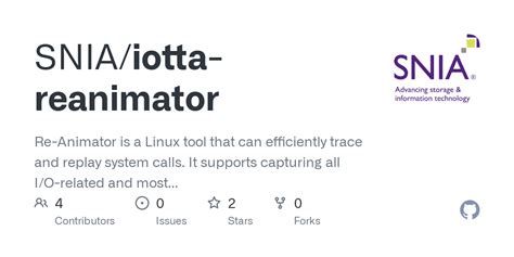 Github Snia Iotta Reanimator Re Animator Is A Linux Tool That Can