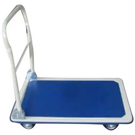 Equal Wheel Type Mild Steel Foldable Platform Trolley Load Capacity