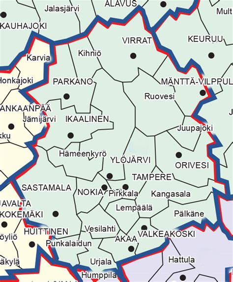 Esitellä 107 imagen pirkanmaan kunnat kartta Viaterra mx