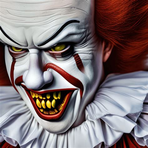 Pennywise The Clown Scary Graphic Creative Fabrica