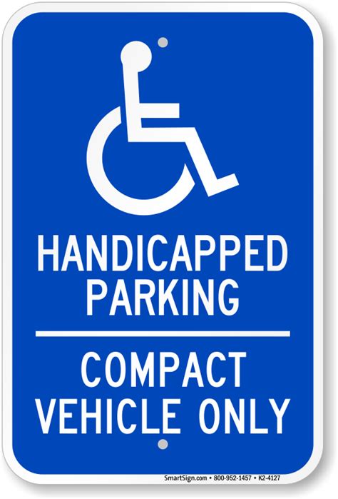 Compact Car Parking Signs & Compact Cars Only Signs