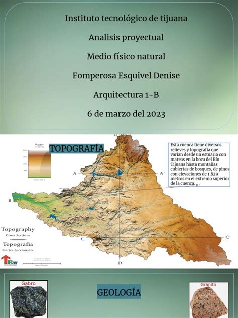 Medio Fisico Natural Cuenca Del Rio De Tijuana Pdf