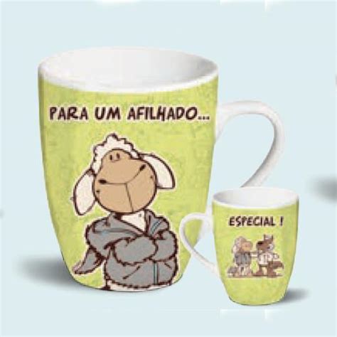 Caneca Fancy Para um Afilhado Especial Mundo Escolar Comércio