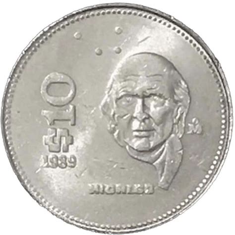 10 Pesos Hidalgo Mexique Numista