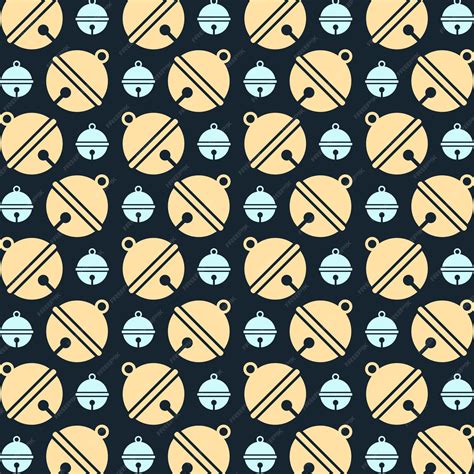 Premium Vector Pet Bell Charming Trendy Multicolor Repeating Pattern