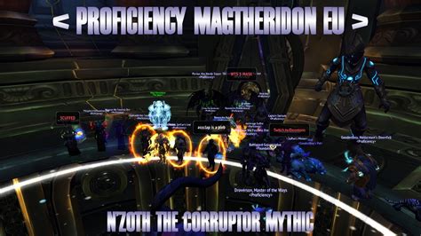 World Of Warcraft Nzoth The Corruptor Mythic Kill Proficiency