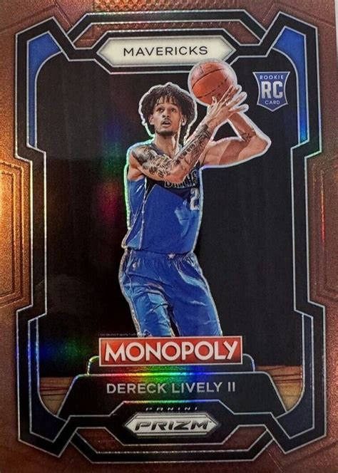 Dereck Lively II 2023 Prizm Monopoly 24 Brown 249 Price Guide