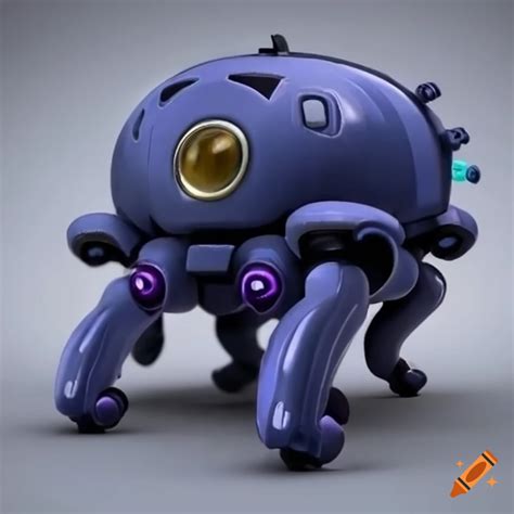 Adorable Pet Robot Spider Type Tank Inspired By Ghost In The Shell