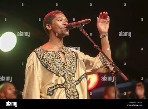 Grammy award winning South African band Ladysmith Black Mambazo appearing at Cambridge Folk ...