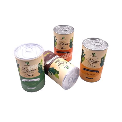 Biodegradable Food Grade Protein Powder Superfood Cardboard Cylinder Tube Packaging Paper Canister