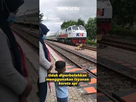 KAI Denda Penumpang Yang Melebihi Stasiun Tujuan Di Tiket YouTube