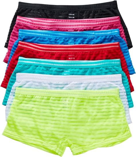 YUFEIDA Sexy Men S G String Thong Underwear Mesh Low Rise Bikini Briefs Lingerie Pants Pack Of 6
