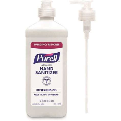 PURELL 9636 22 12PK S Pump For 16 Oz Hand Sanitizer Bottle 12 Pumps