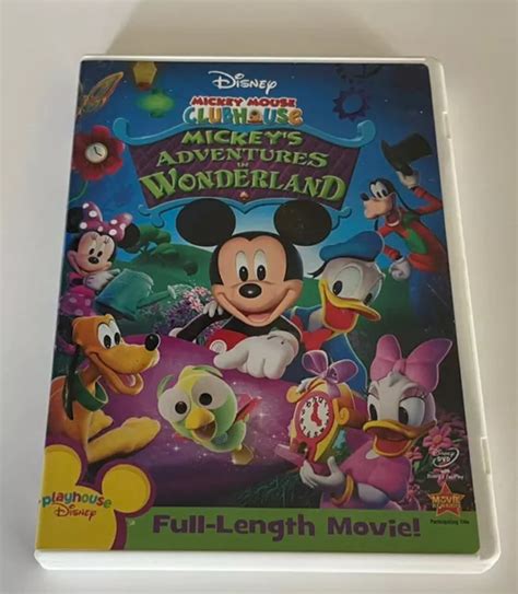 Disney Mickey Mouse Clubhouse Mickeys Adventure In Wonderland Dvd