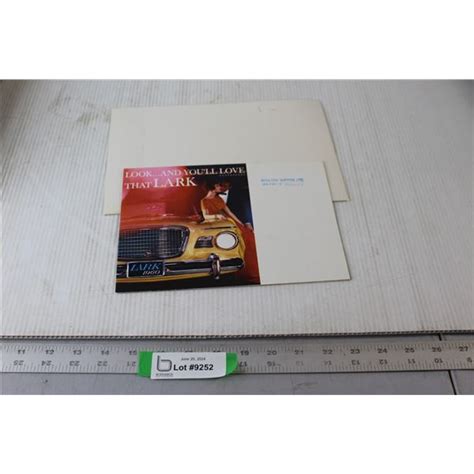 1960 Studebaker Lark Sales Brochure Bodnarus Auctioneering