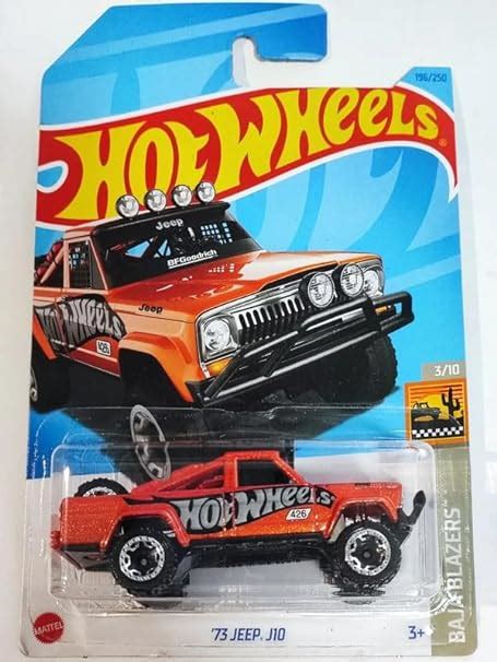 Hot Wheels Baja Blazers Jeep J Scale Orange Amazon In Toys Games