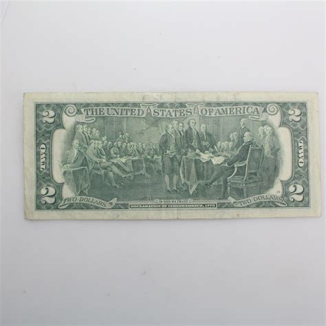 1976 Green Seal Two Dollar Bill | Property Room