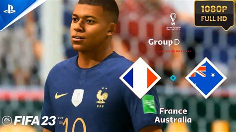 France Vs Australia Fifa World Cup Qatar 2022™ Group D I Fifa 23 Lets