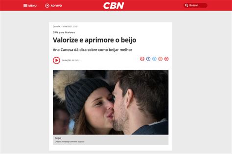 Valorize E Aprimore O Beijo Cbn Para Maiores Noite Total