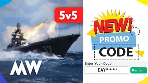 New Modern Warships Promo Code Code Promo Modern Warship