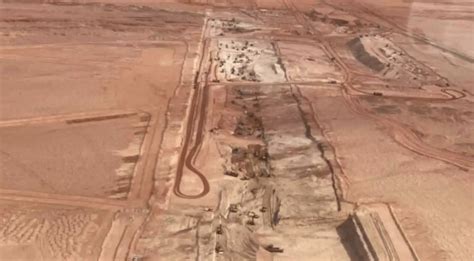 Arabia Saudita Nuevas Im Genes De La Construcci N De The Line