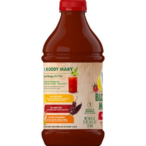 V8® Original Bloody Mary Non-Alcoholic Drink Mix, 46 fl oz - Harris Teeter