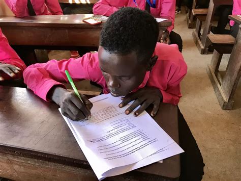 School Exams Put Determination To The Test Unicef South Sudan