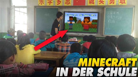 MINECRAFT In DER SCHULE ZOCKEN NEUE FEATURES YouTube