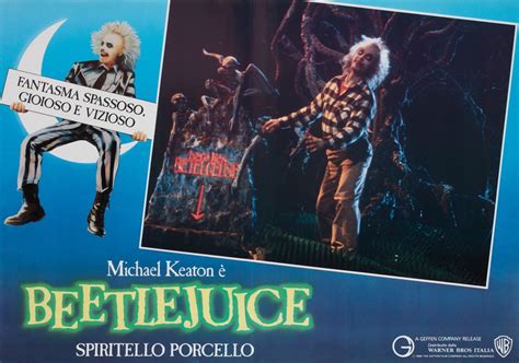 Beetlejuice Original 1988 Italian Fotobusta Movie Poster Posteritati