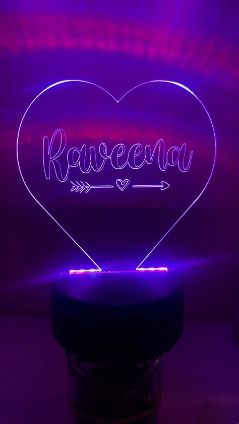 Nombre personalizado luz / LED luz nocturna personalizada / | Etsy
