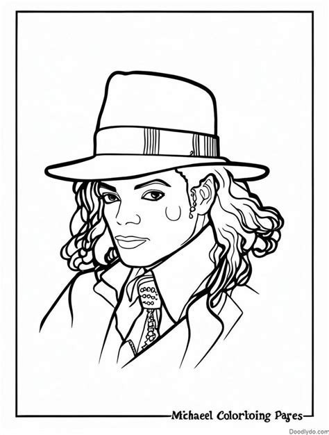 Coloring Pages Michael Jackson 2024