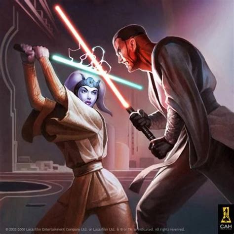 Rachi Sitra In A Lightsaber Duel With Namman Cha