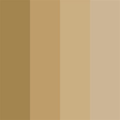 Dark Beige Monochromatic Color Palette | Brown color palette ...